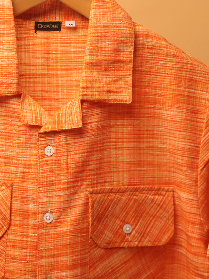 Jwala * Khadi Cuban Collar Shirt #45