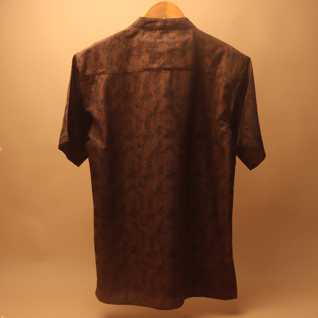 Jacquard Khadi Kurta Shirt #88