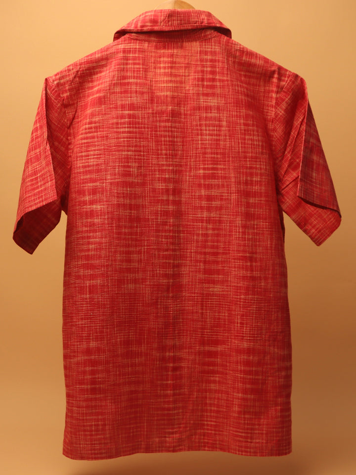 TAMRA * Khadi Cuban Collar Shirt #44