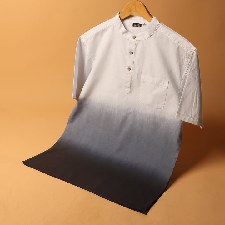 Ombre Dye Kurta Shirt #77