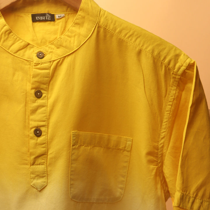 Ombre Dye Kurta Shirt #83