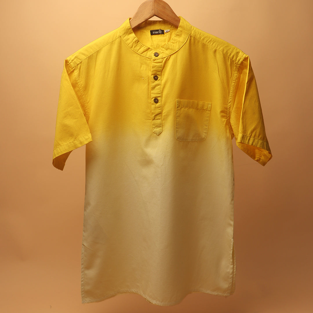Ombre Dye Kurta Shirt #83