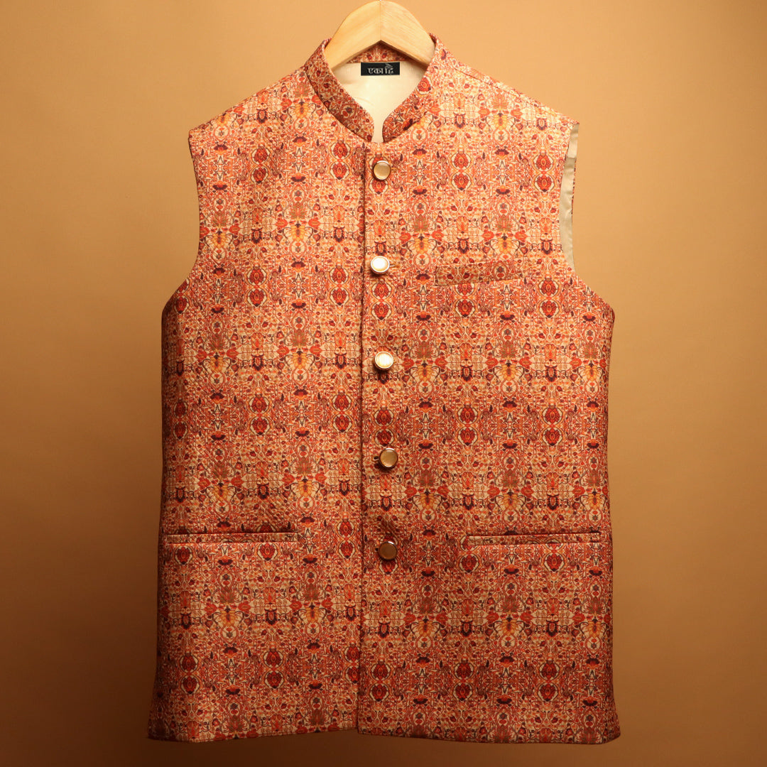 रजत MEN'S WAIST-COAT #5 – Eka Dwi