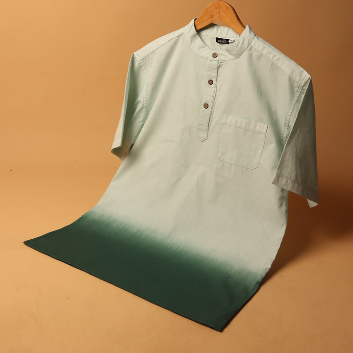 Ombre Dye Kurta Shirt #78