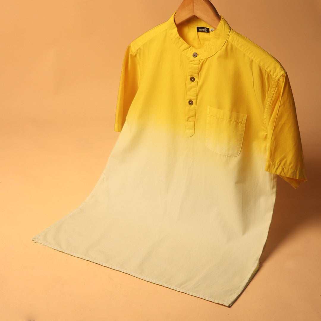 Ombre Dye Kurta Shirt #83