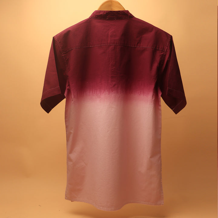 Ombre Dye Kurta Shirt #84