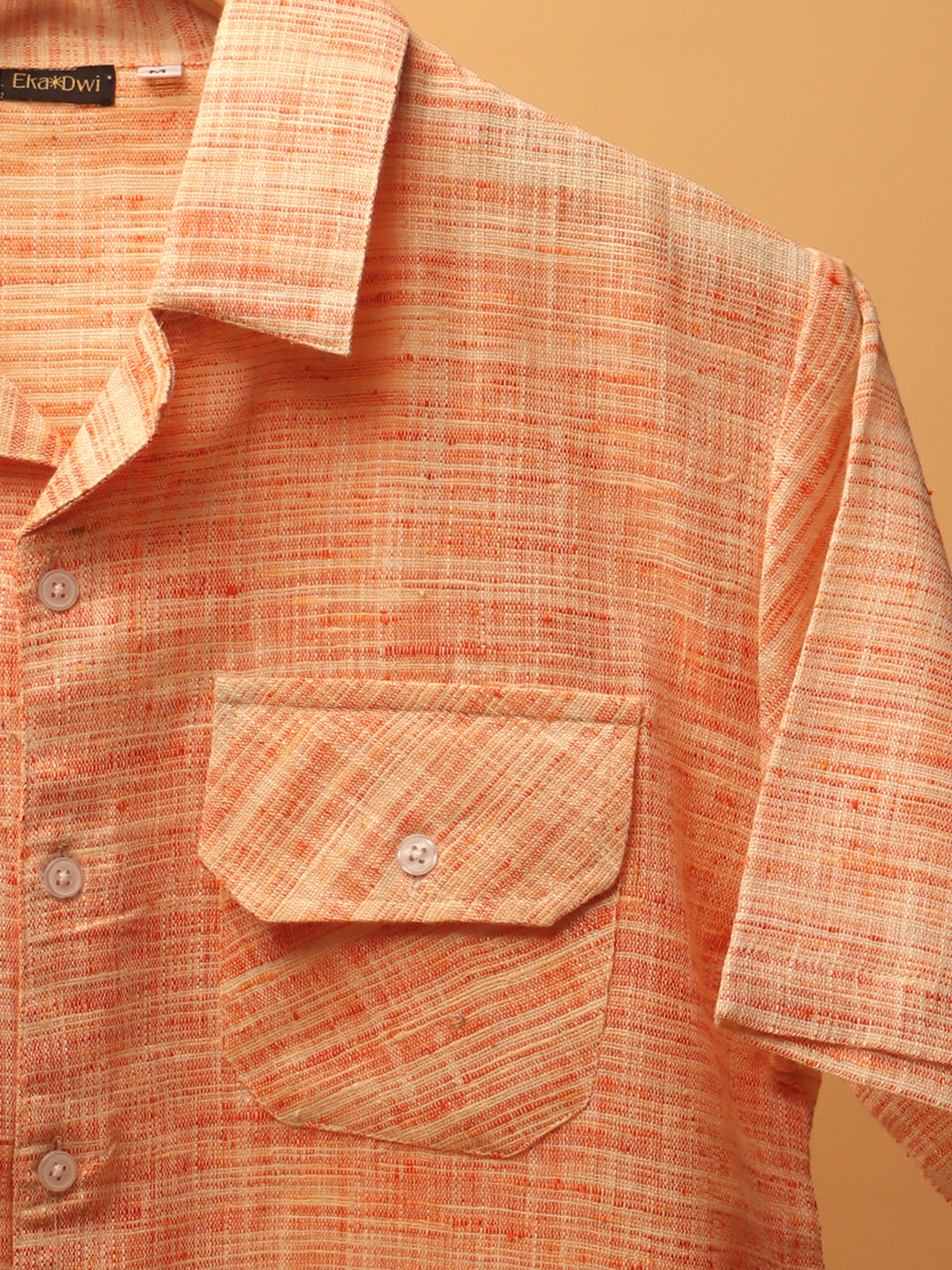 ARKAPRABHA * Khadi Cuban Collar Shirt #42
