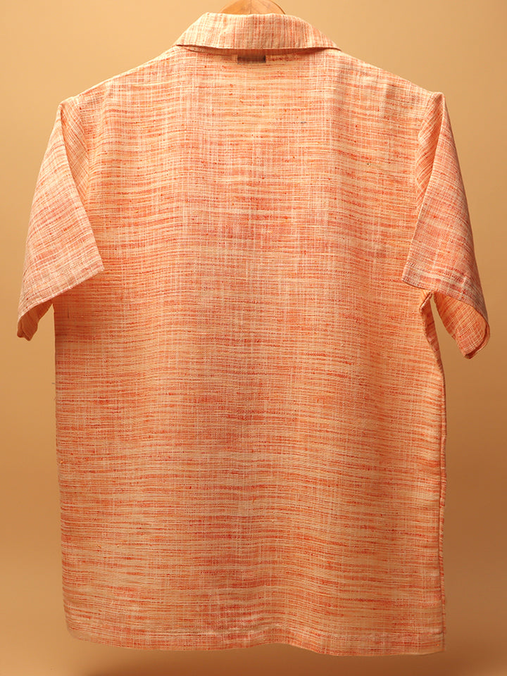 ARKAPRABHA * Khadi Cuban Collar Shirt #42
