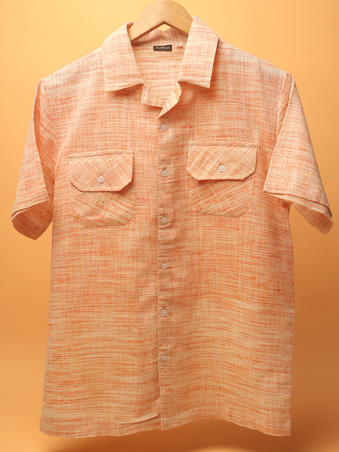 ARKAPRABHA * Khadi Cuban Collar Shirt #42