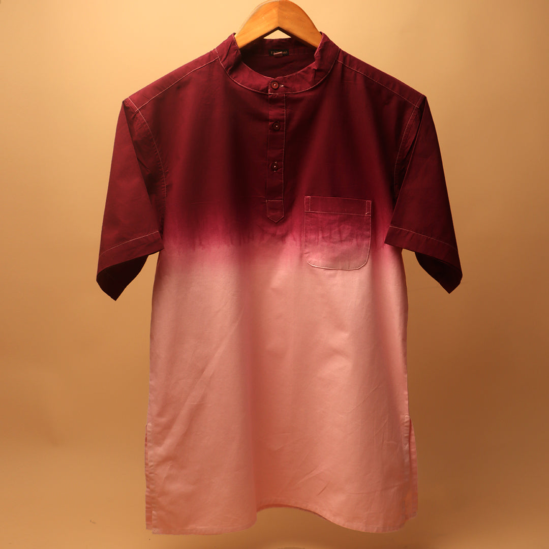 Ombre Dye Kurta Shirt #84