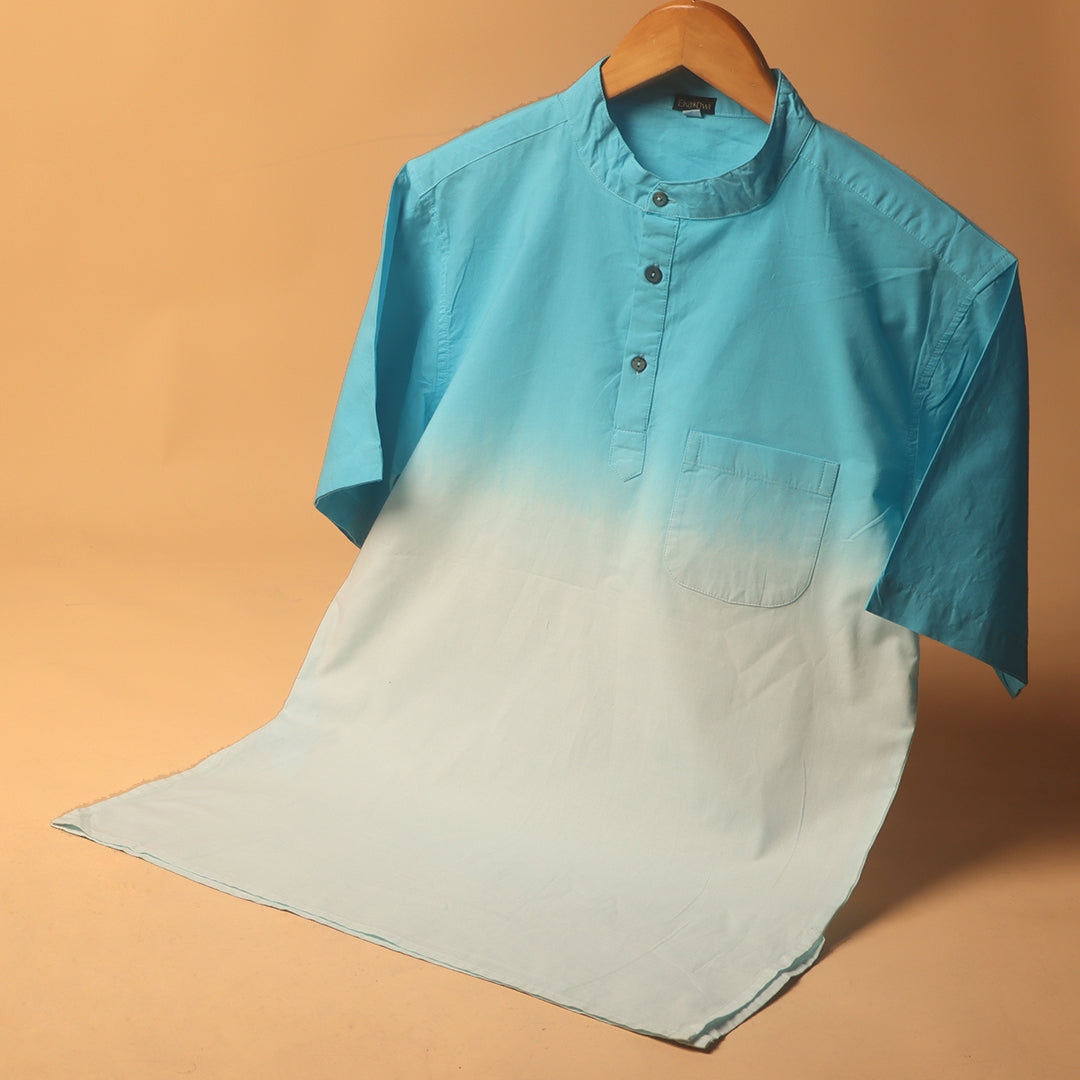 Ombre Dye Kurta Shirt #85