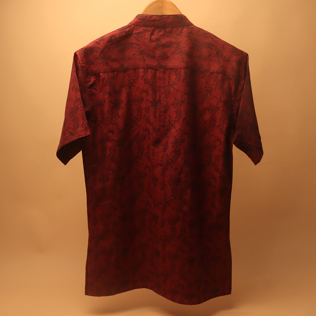 Jacquard Khadi Kurta Shirt #85
