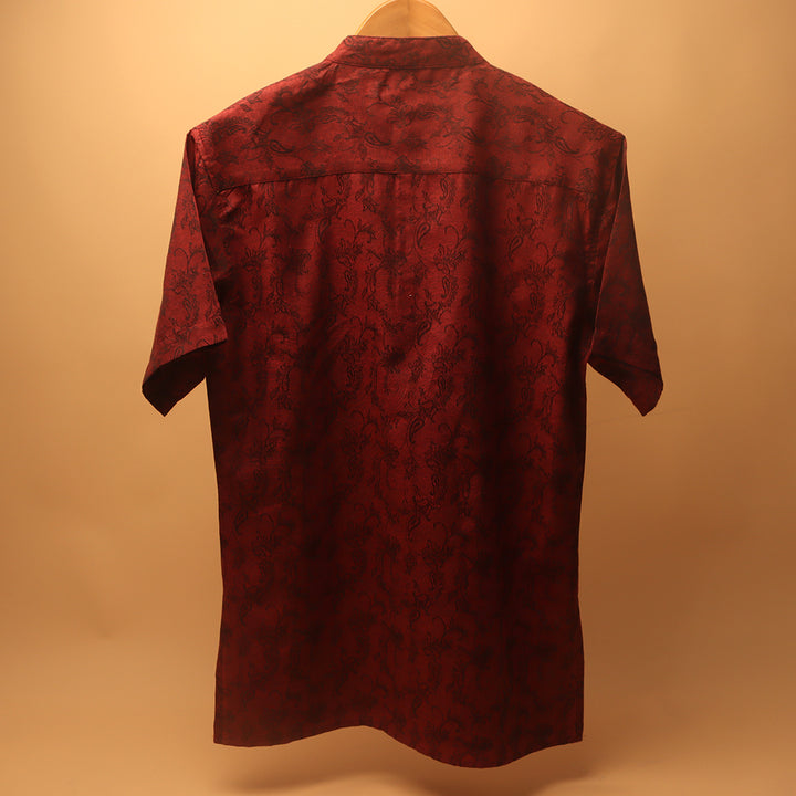 Jacquard Khadi Kurta Shirt #85