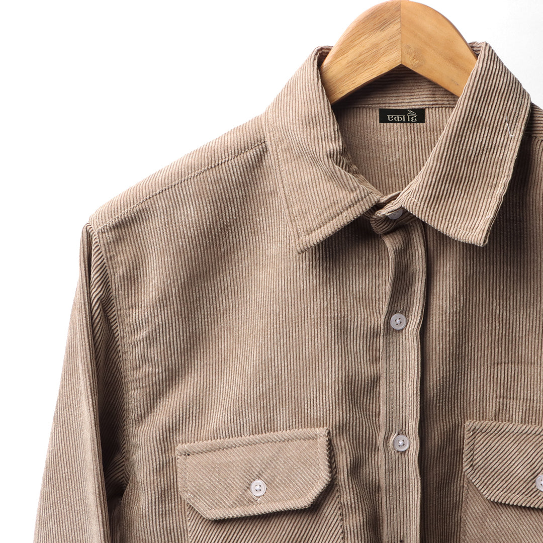 Ivory * Corduroy Shirt #38
