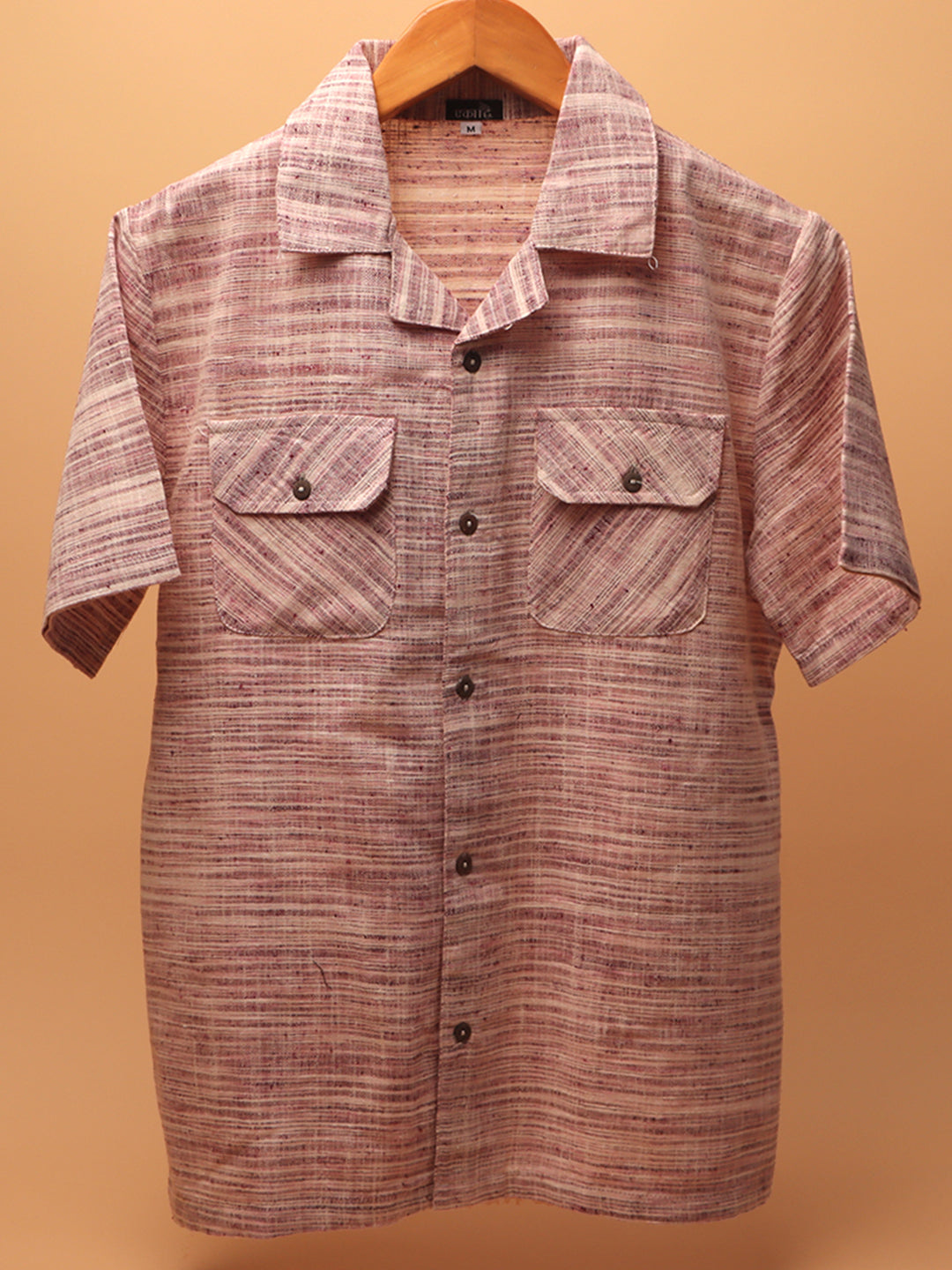 Desh Weave * Khadi Cuban Collar Shirt #40