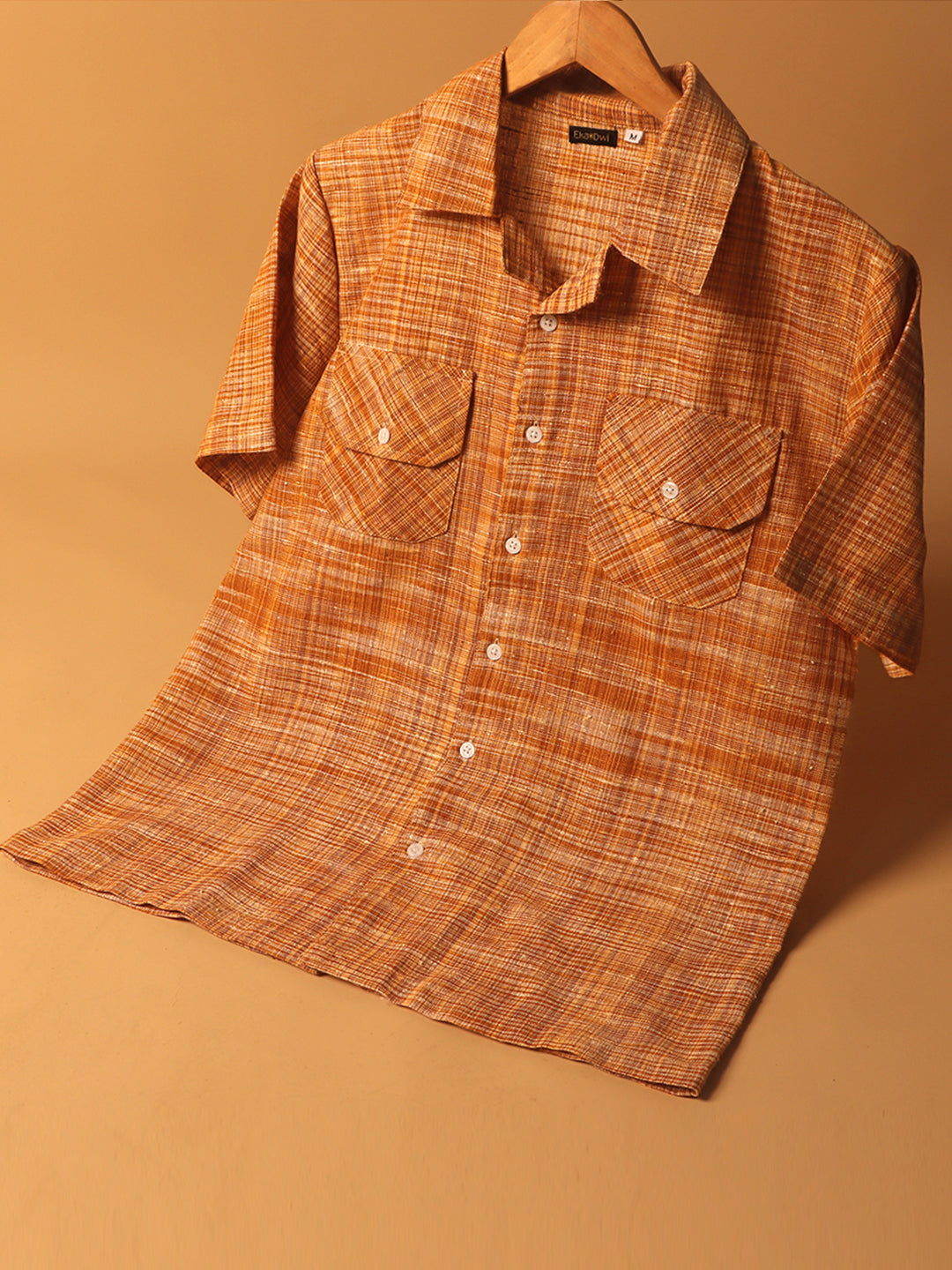 Bhoomi Blend * Khadi Cuban Collar Shirt #43