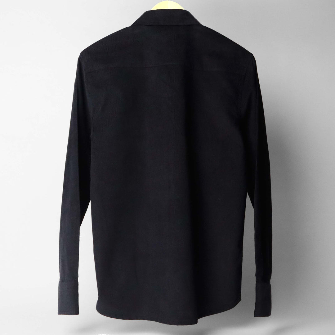 AZURE BLACK * Corduroy Shirt#26