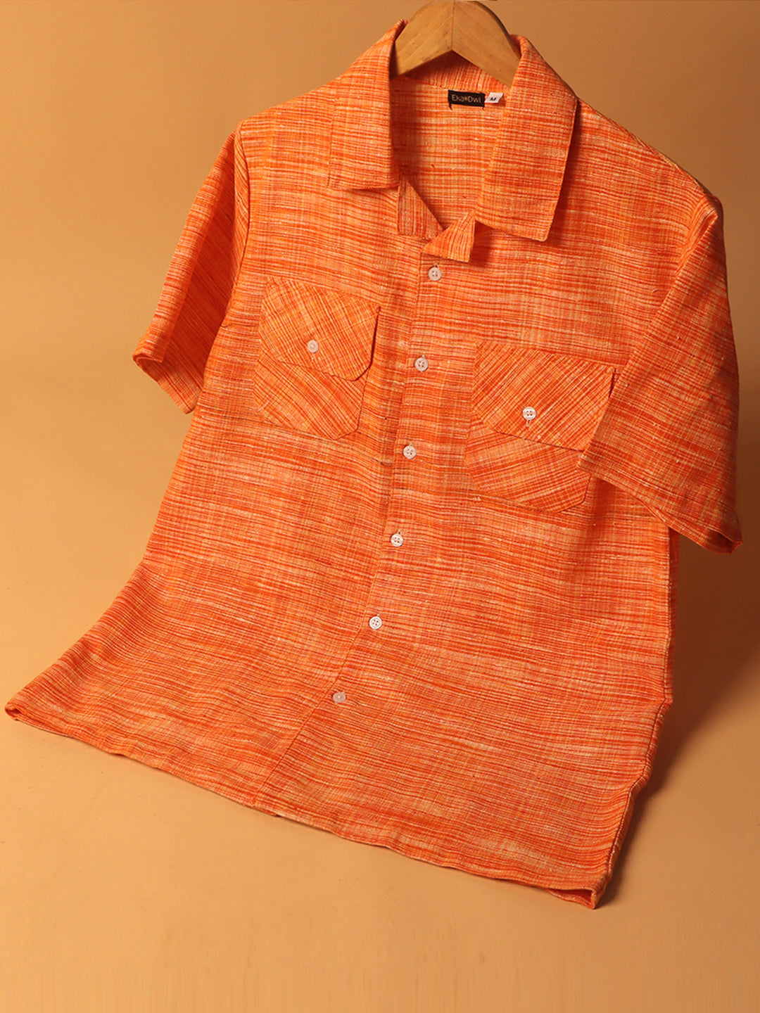 Jwala * Khadi Cuban Collar Shirt #45