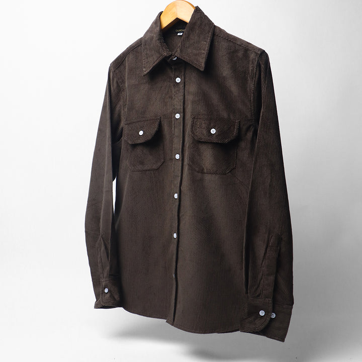 Earth Brown * Corduroy Shirt #45