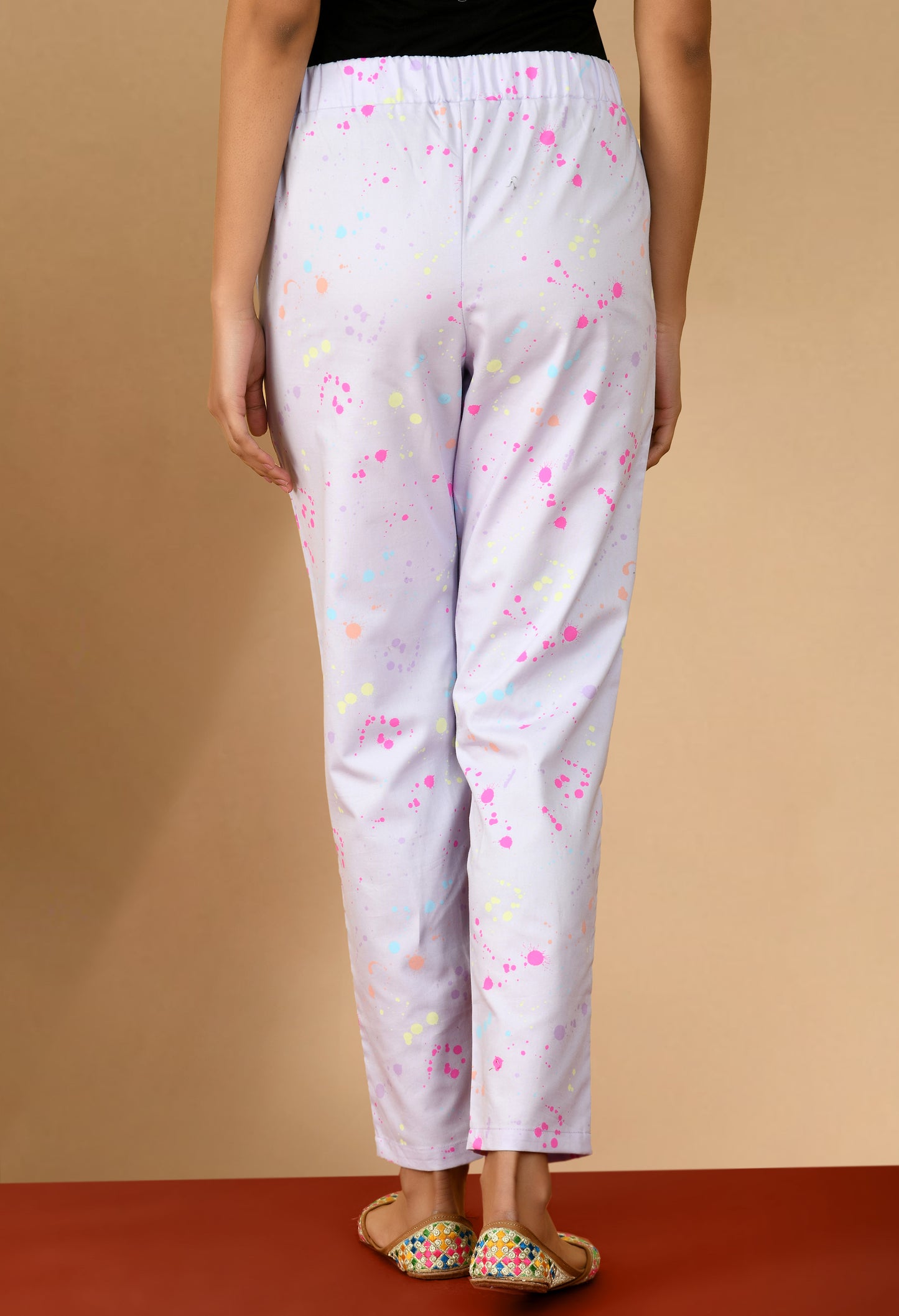 Splash Print Straight Pant#5