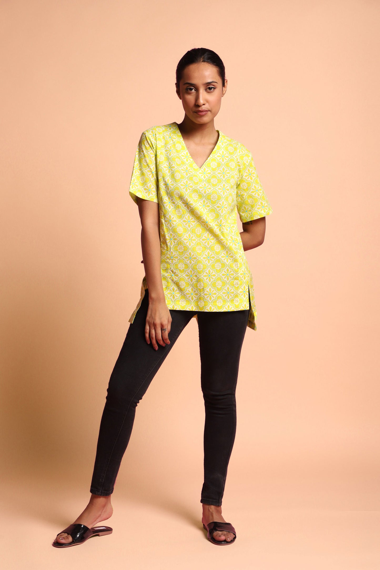 Lime Mandala Tunic#6