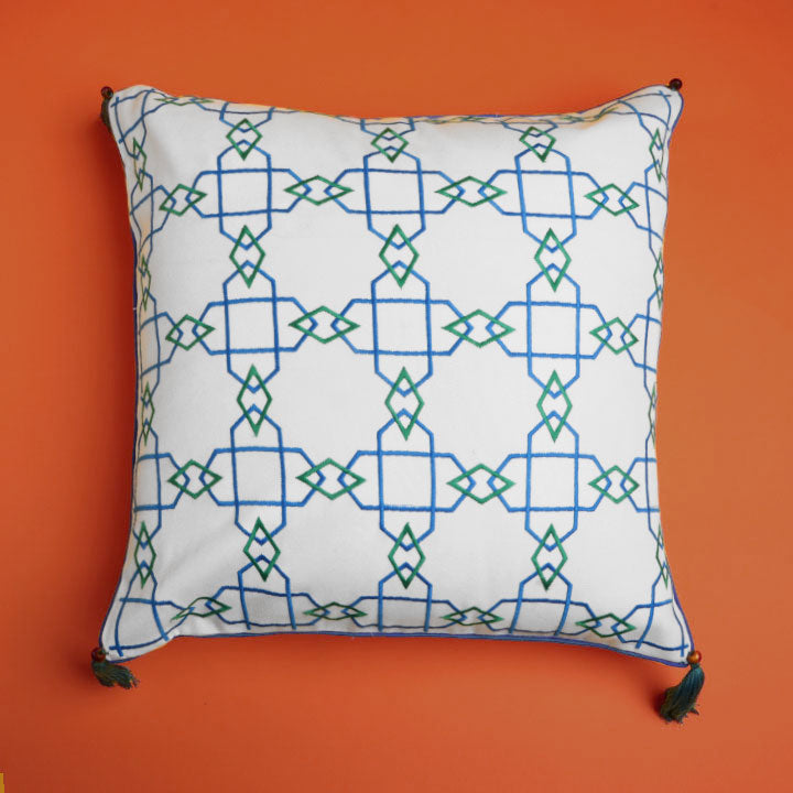 Mayurah Embroidered Cushion Cover#5- Set of 2