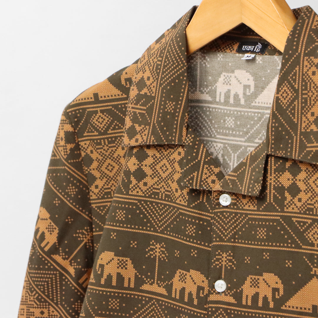 Trikoni Cuban Collar Shirt#8