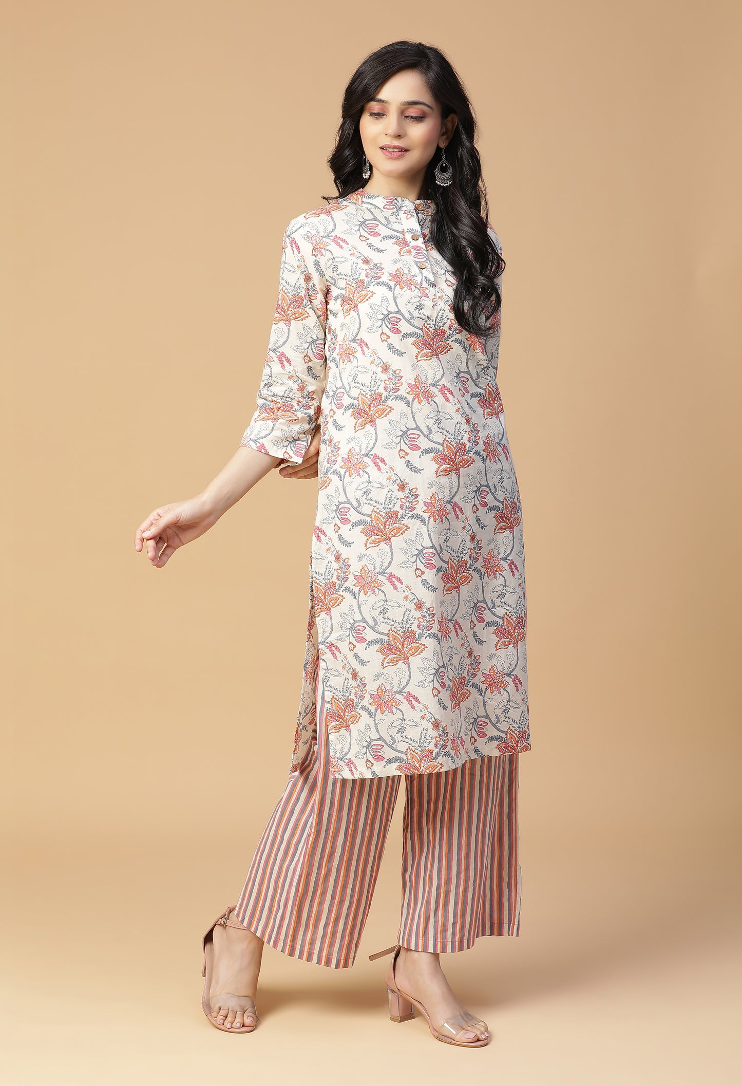 Pushpi Back Yoke Kurta With Bottom#14