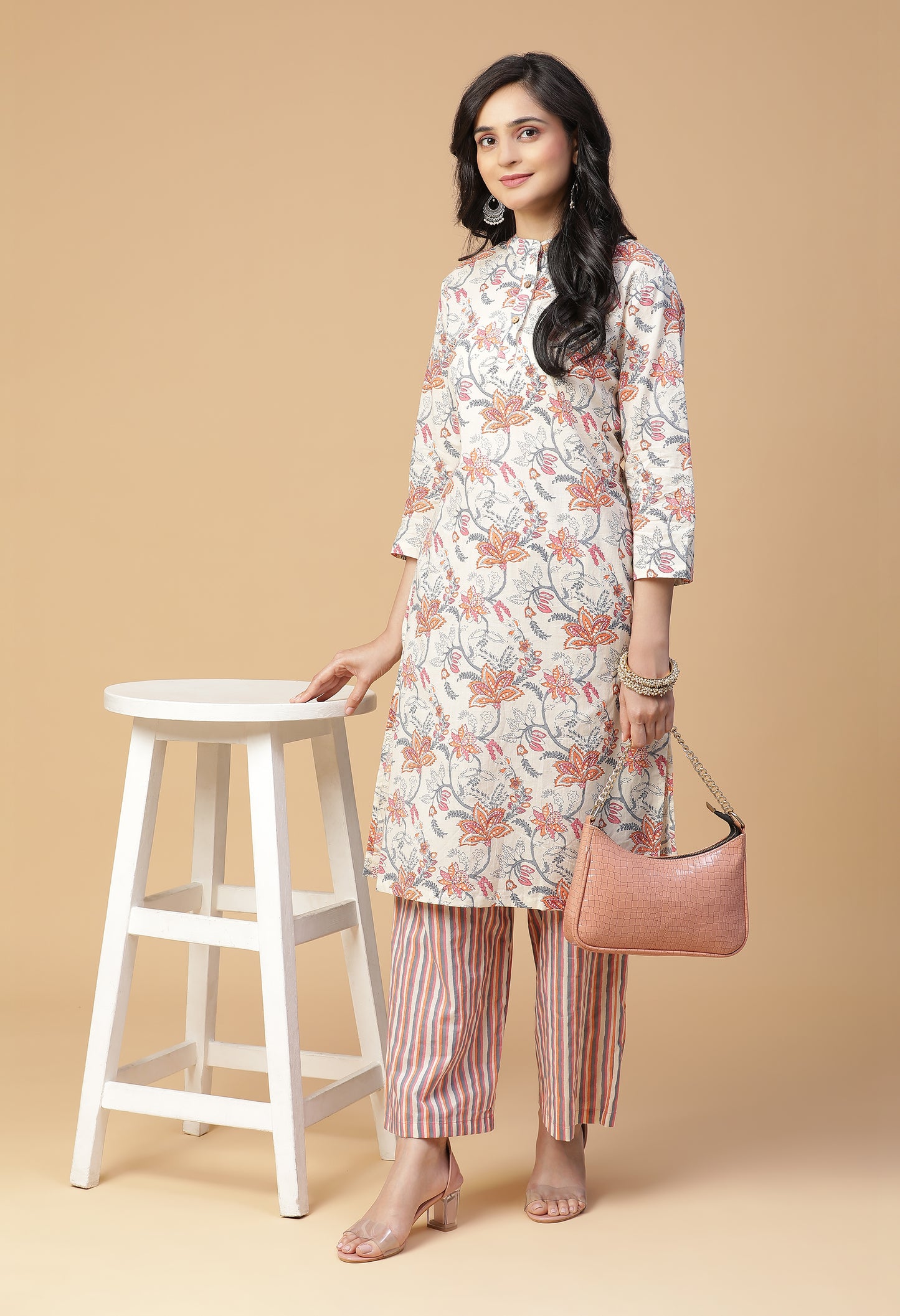 Pushpi Back Yoke Kurta With Bottom#14