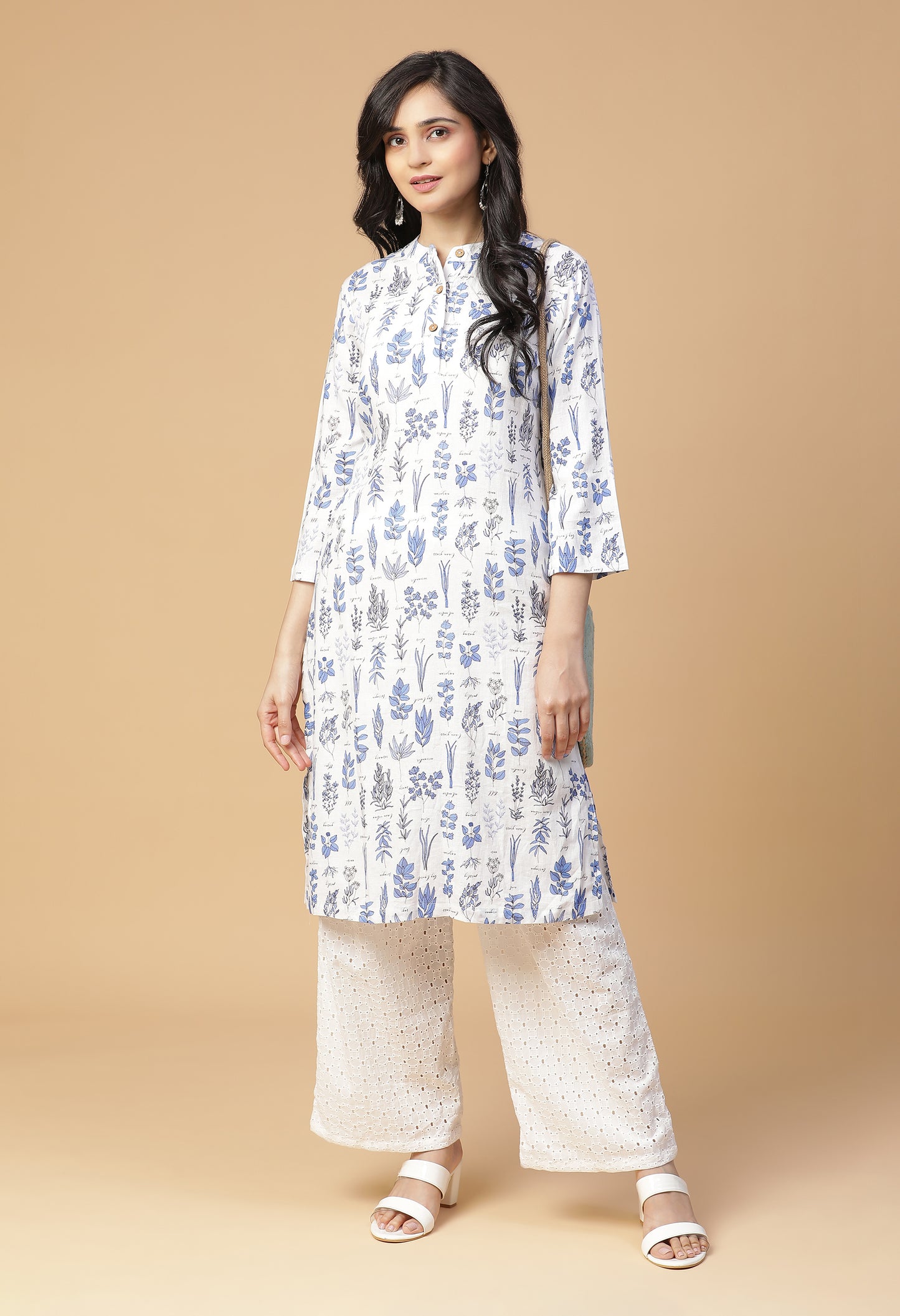 Prakart Back Yoke Kurta With Bottom#11