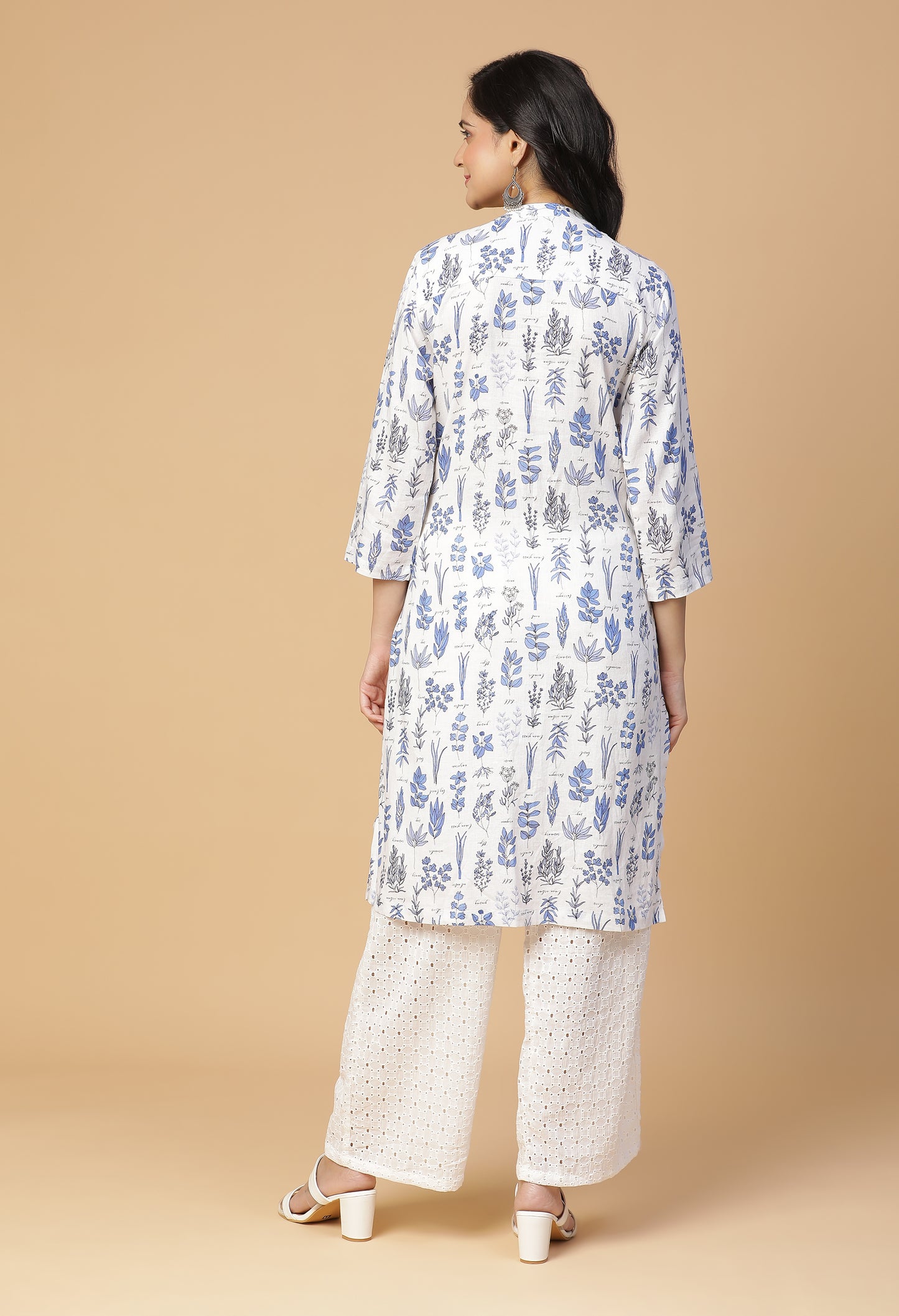Prakart Back Yoke Kurta With Bottom#11