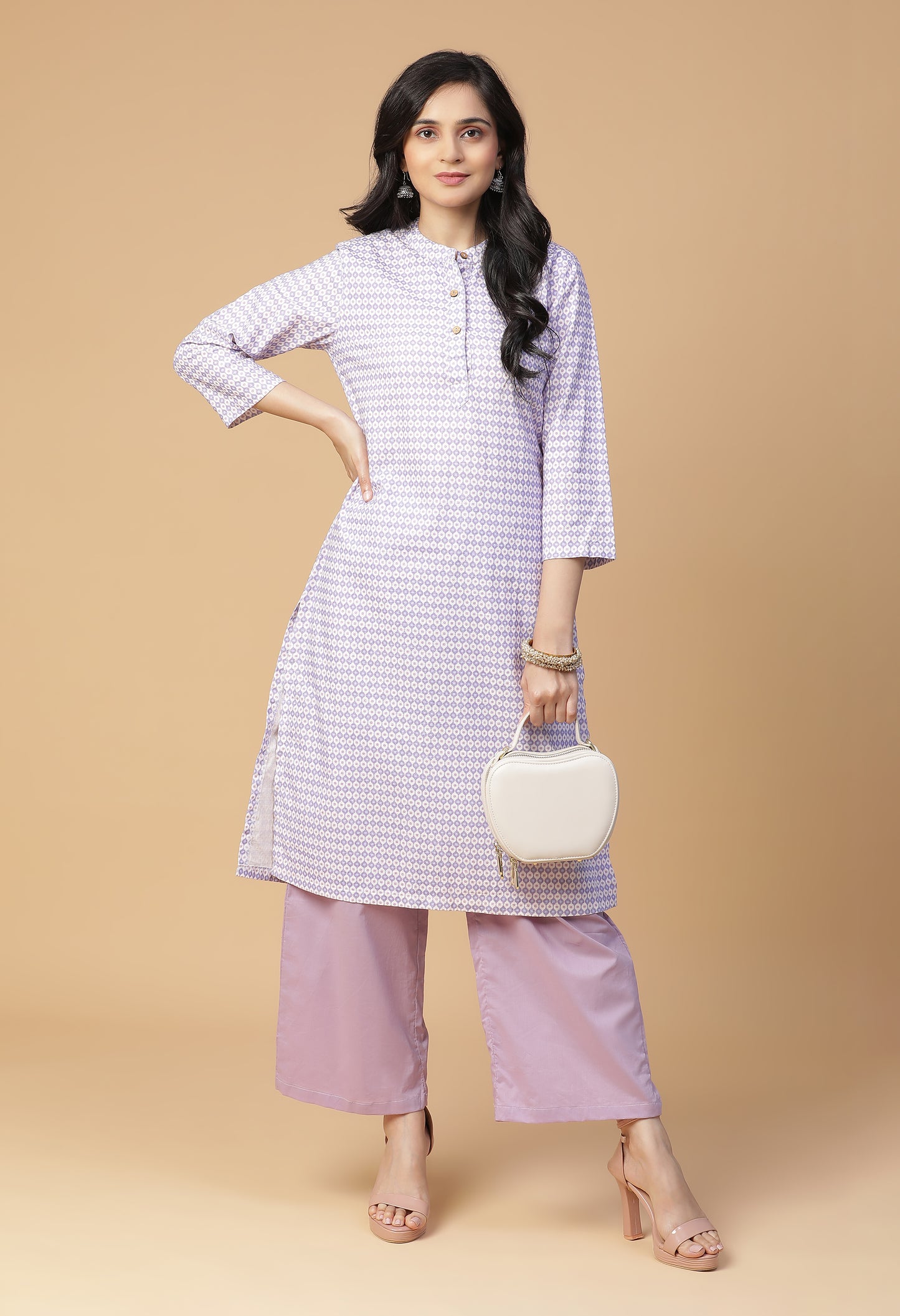 Jamuni Back Yoke Kurta With Bottom#16