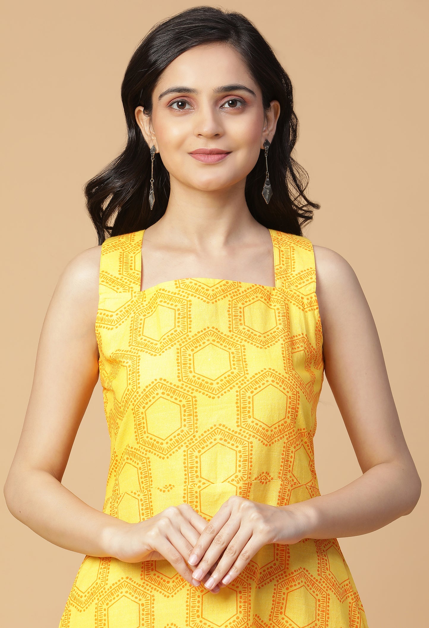 Warm Delight Fit and Flare Midi Dress#21