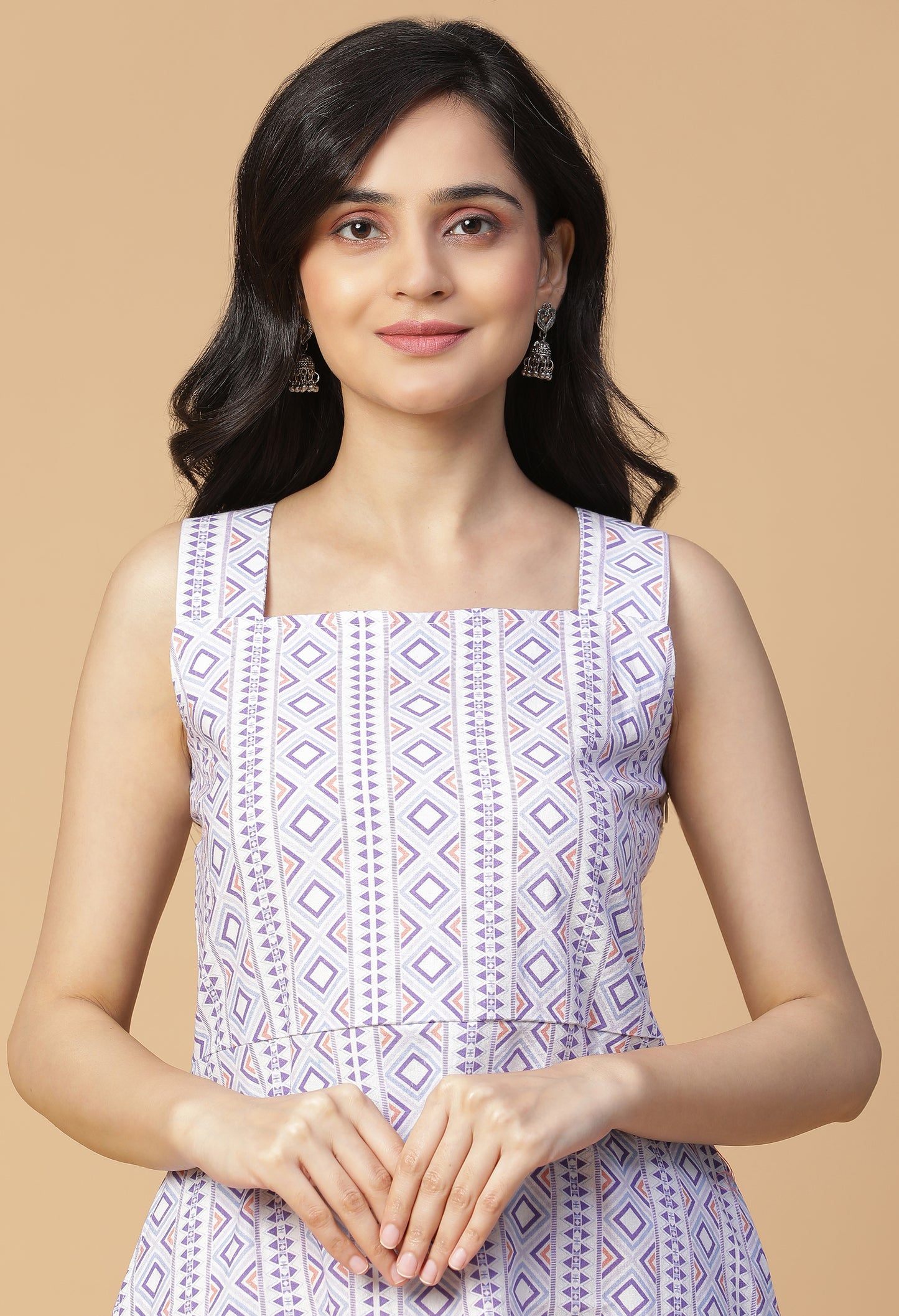 Aruba Fit and Flare Midi Dress#16