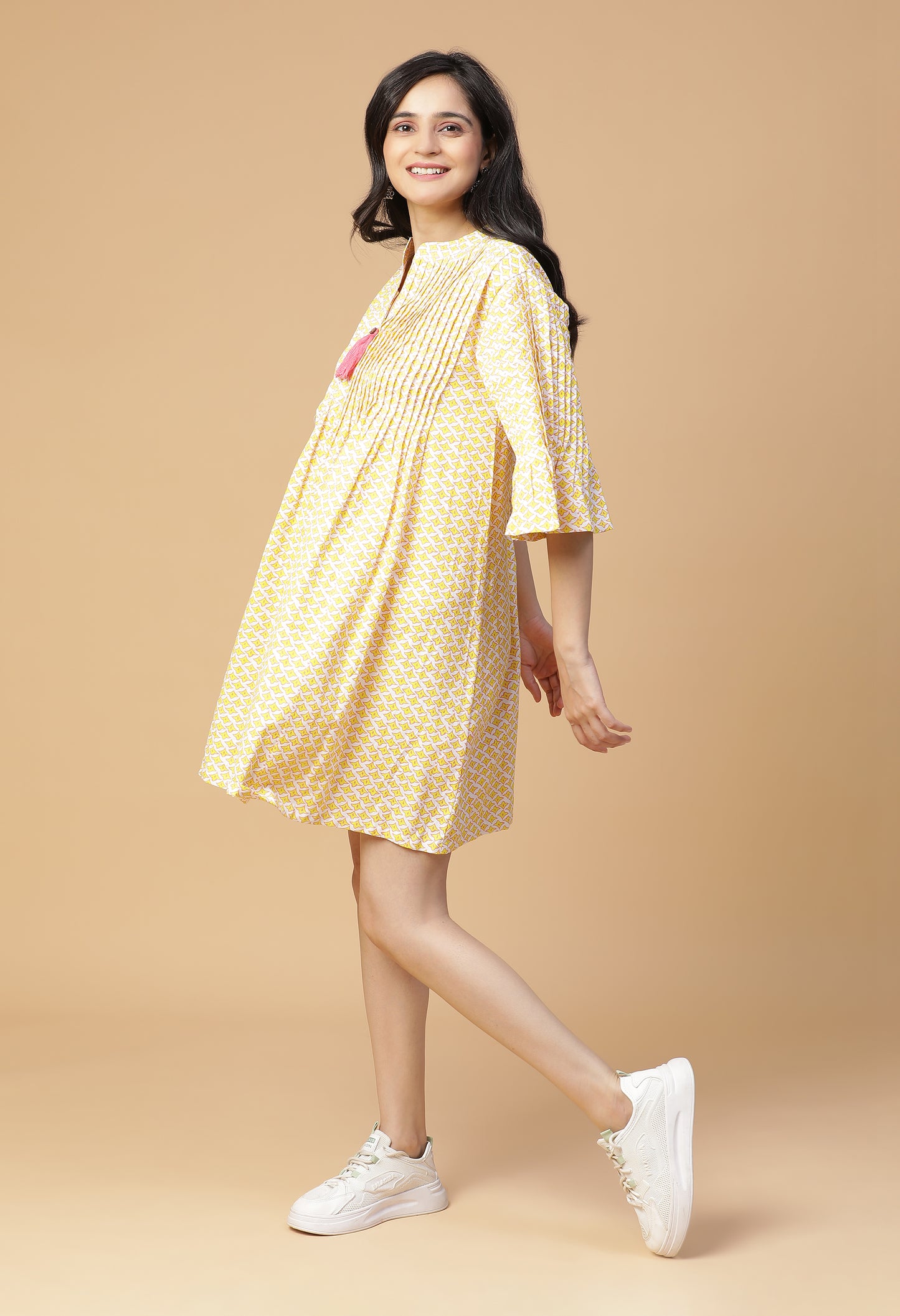 Floral Heaven Pleated Dress#1