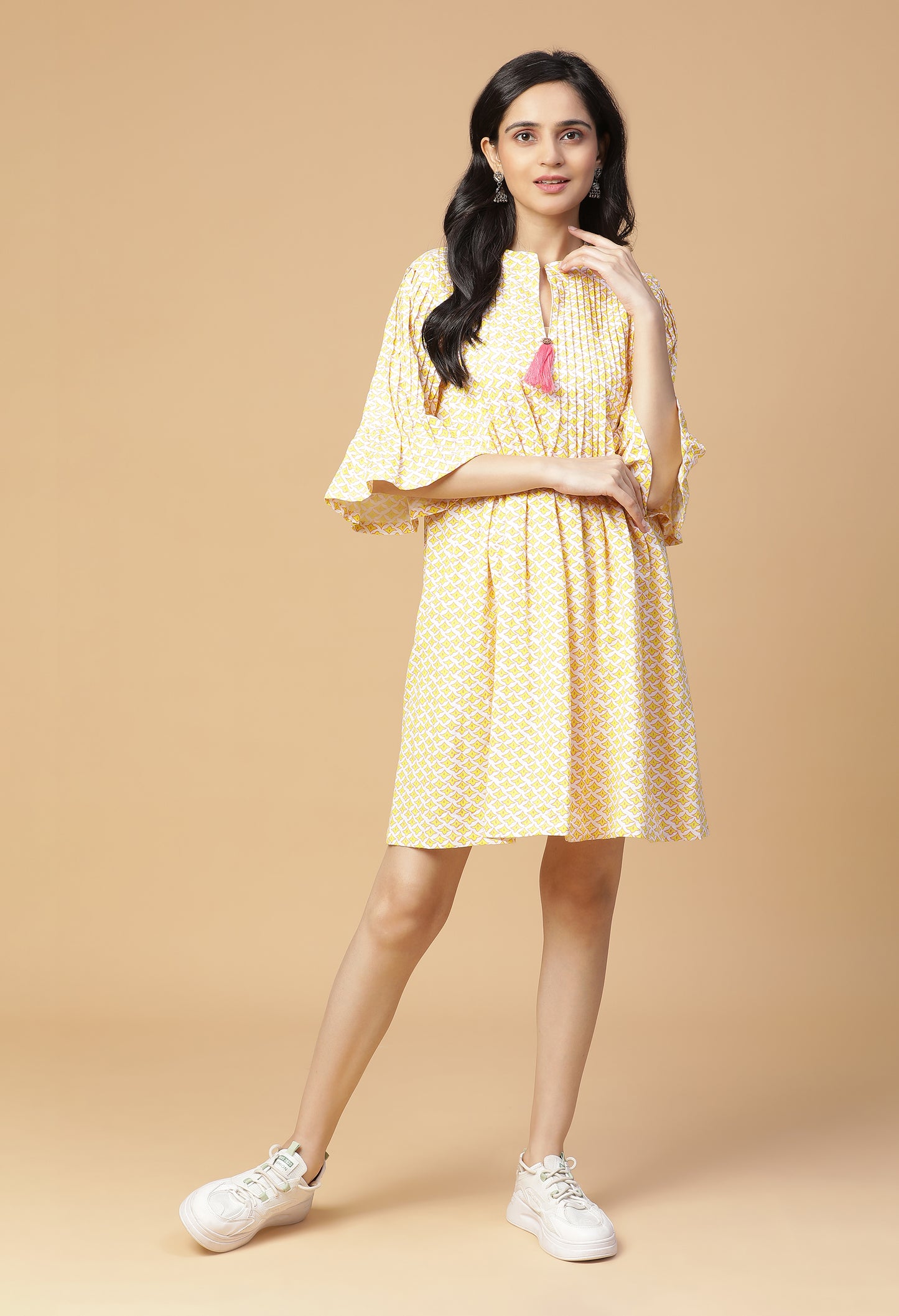 Floral Heaven Pleated Dress#1