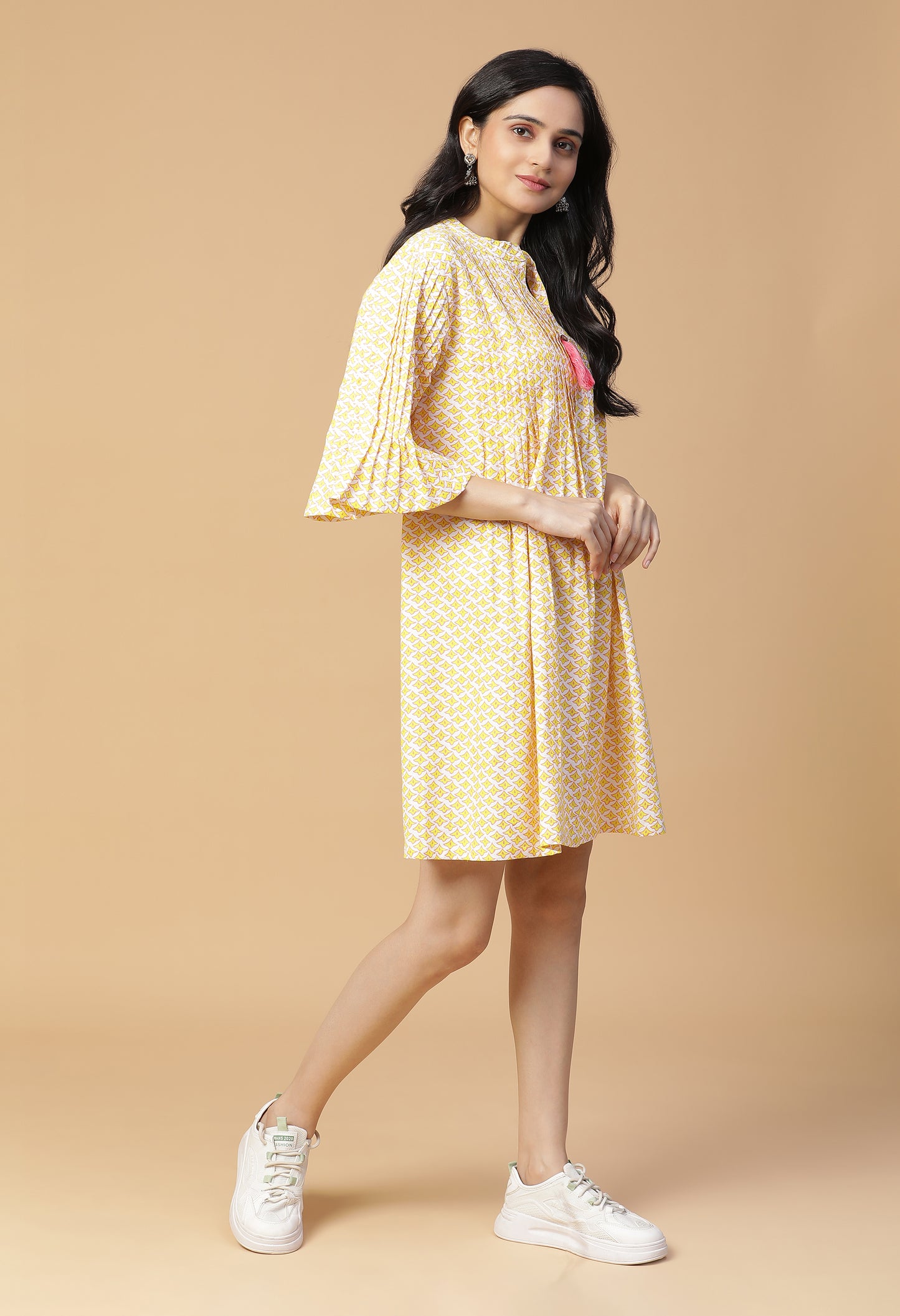 Floral Heaven Pleated Dress#1