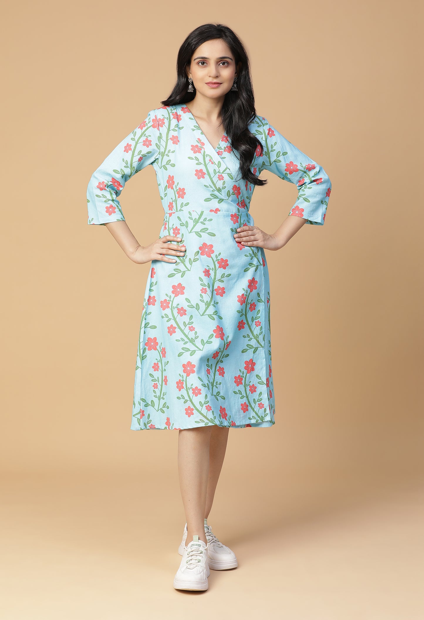Sky Feels Wrap Dress#19