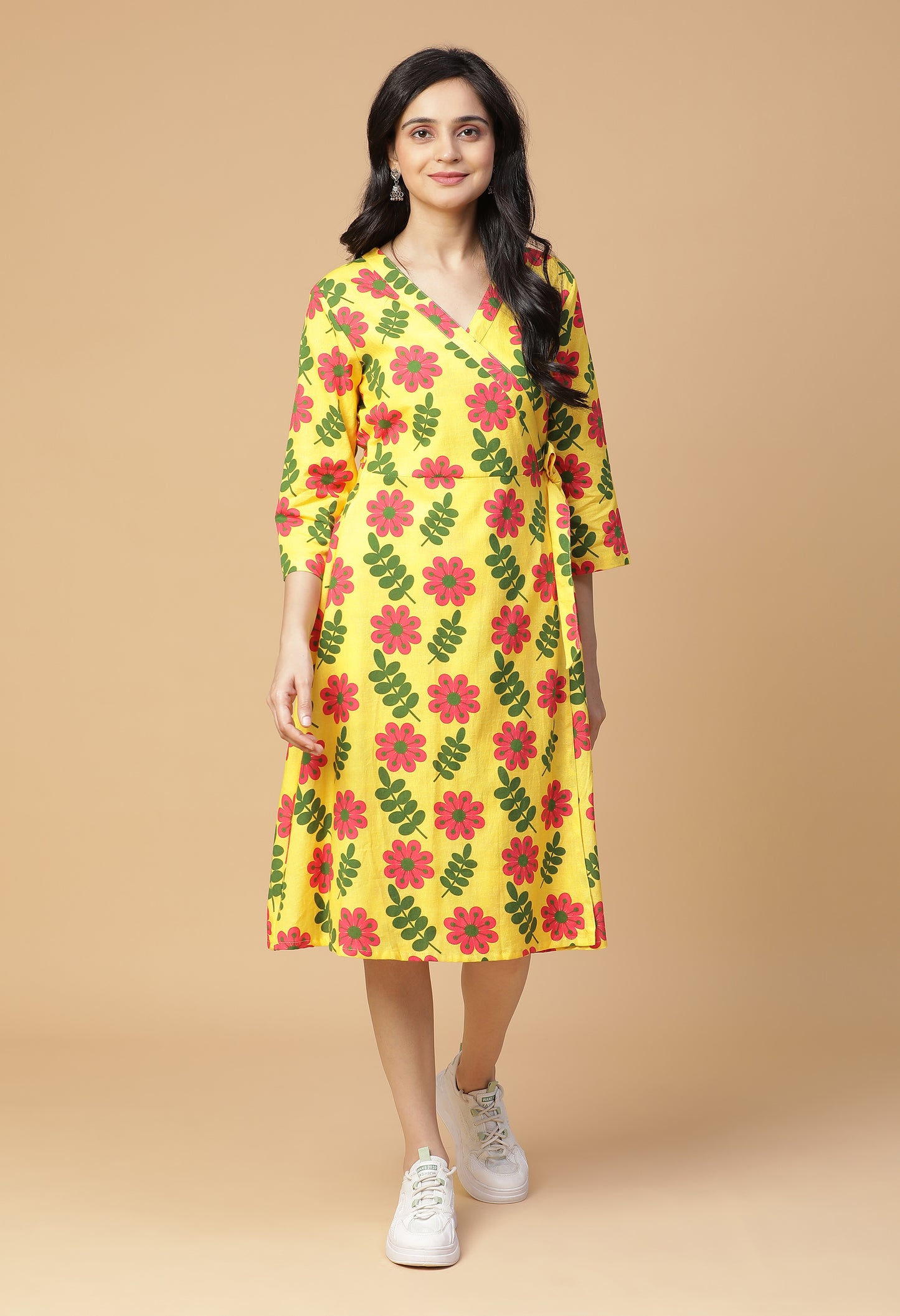 Floral Therapy Wrap Dress#16