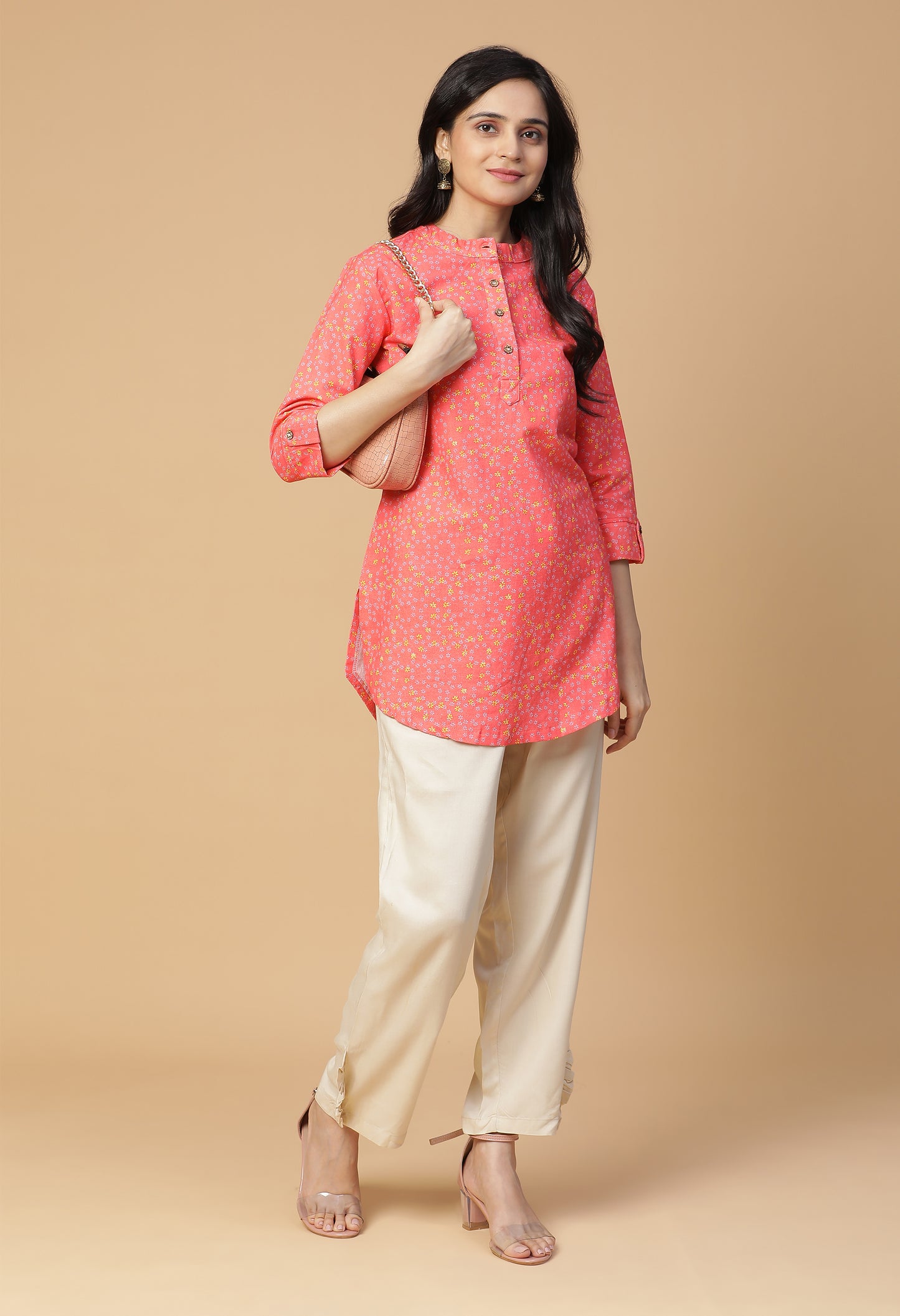 Ditsy Short Kurti#21