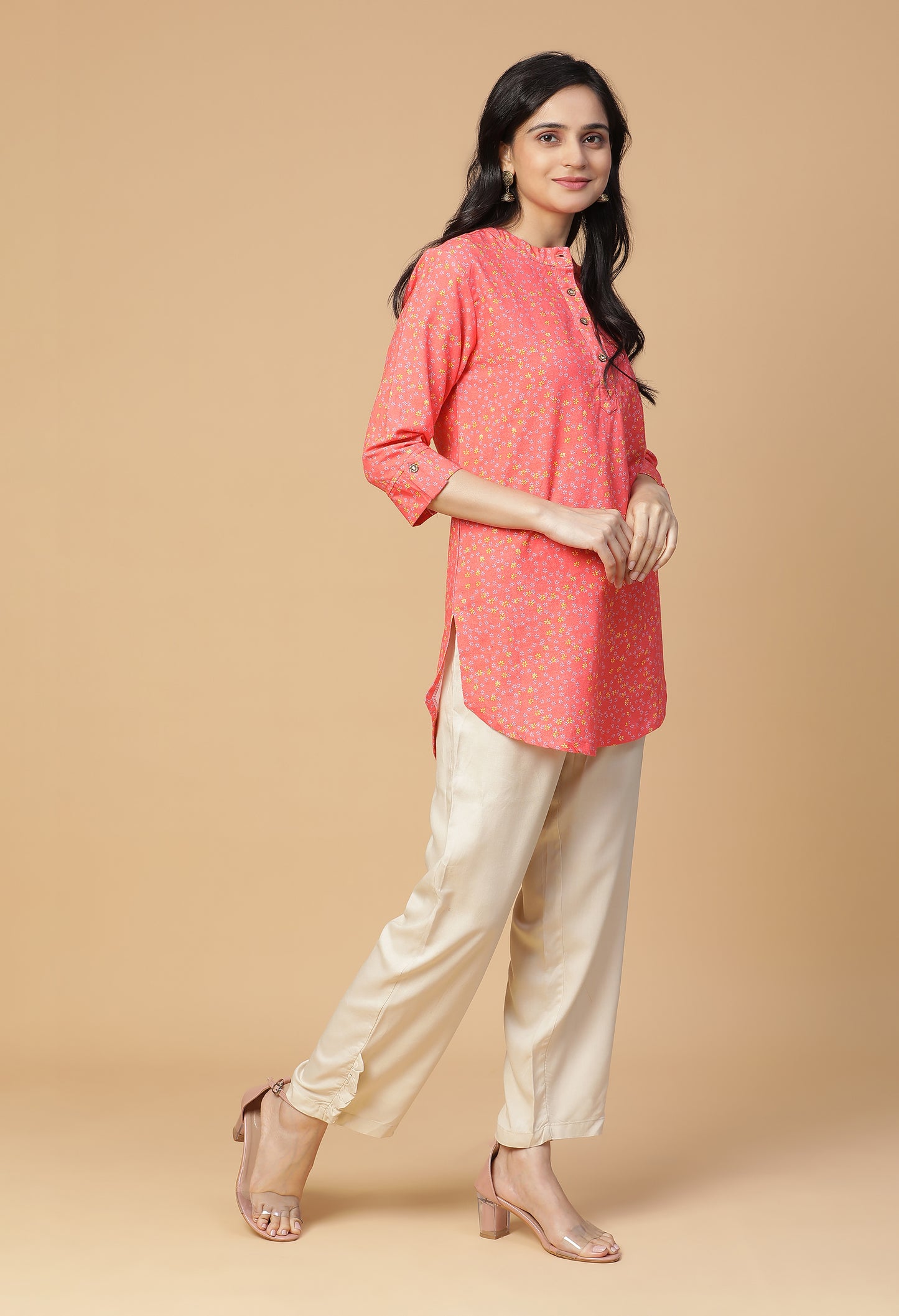 Ditsy Short Kurti#21