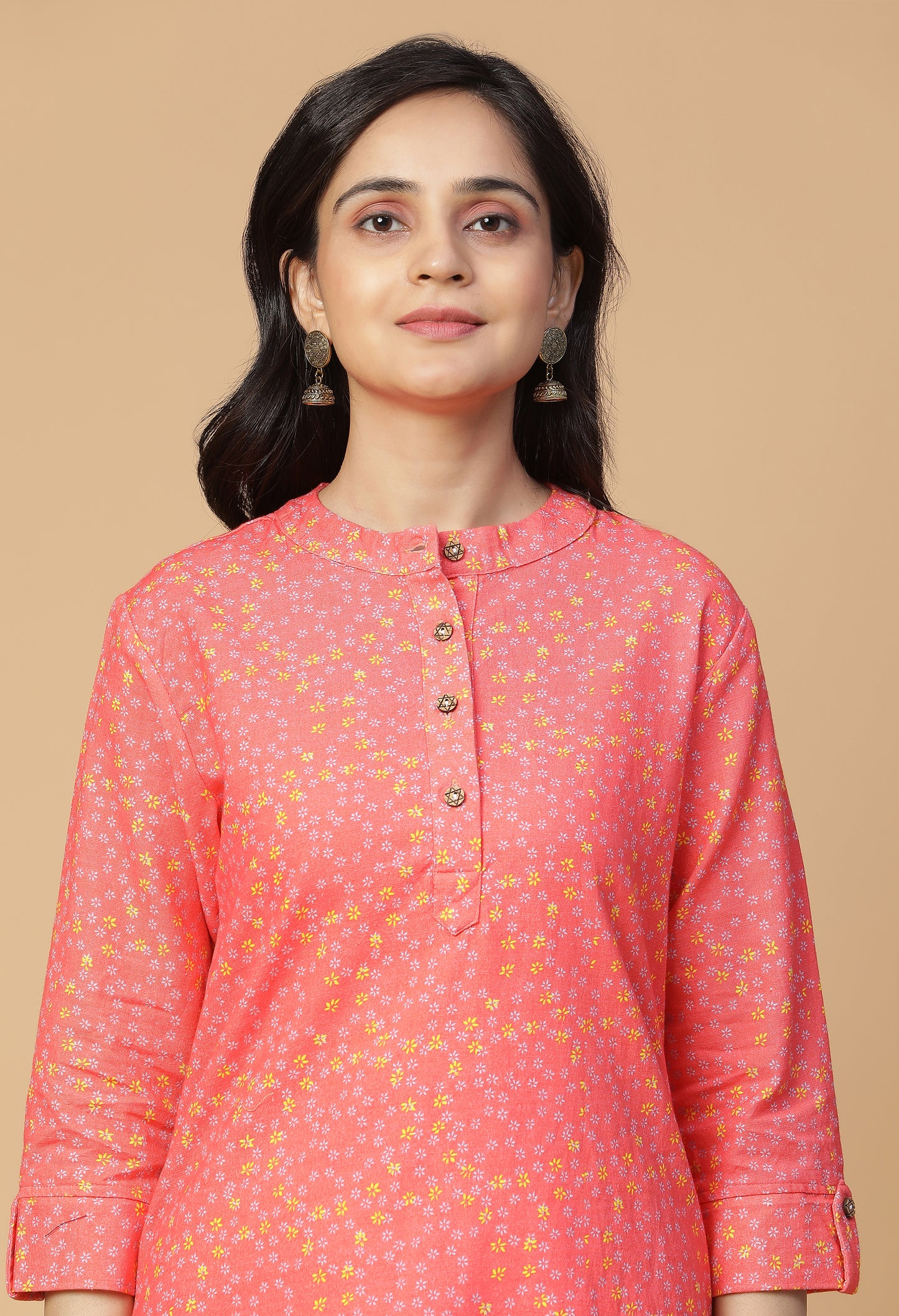 Ditsy Short Kurti#21