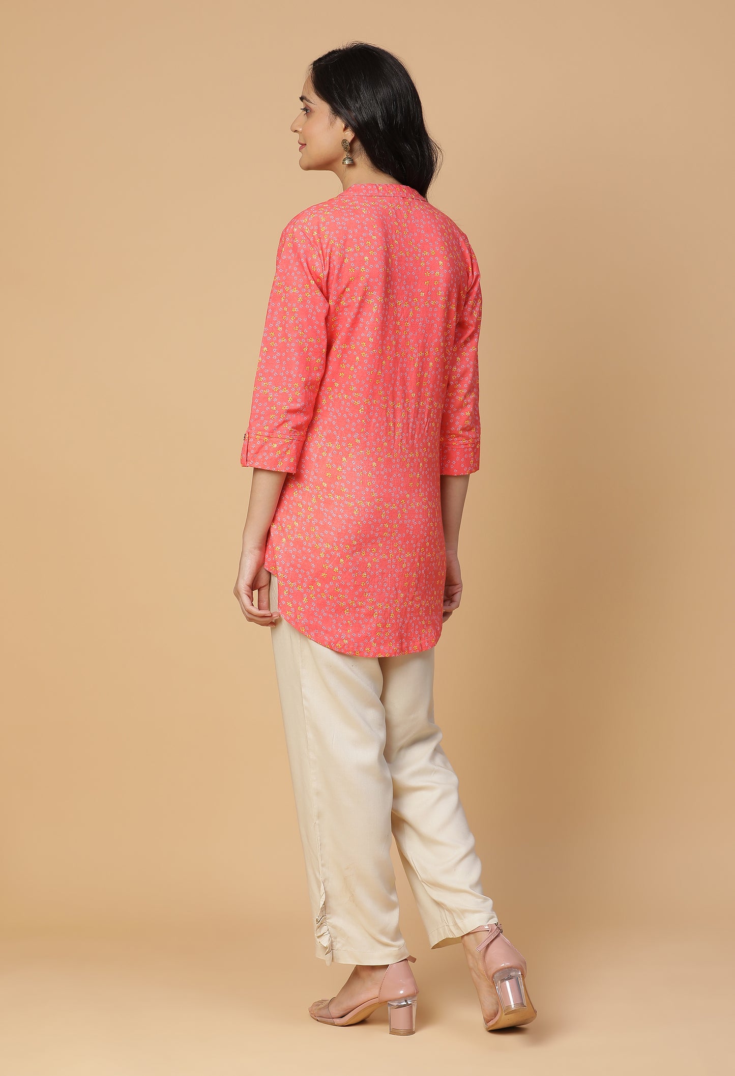 Ditsy Short Kurti#21