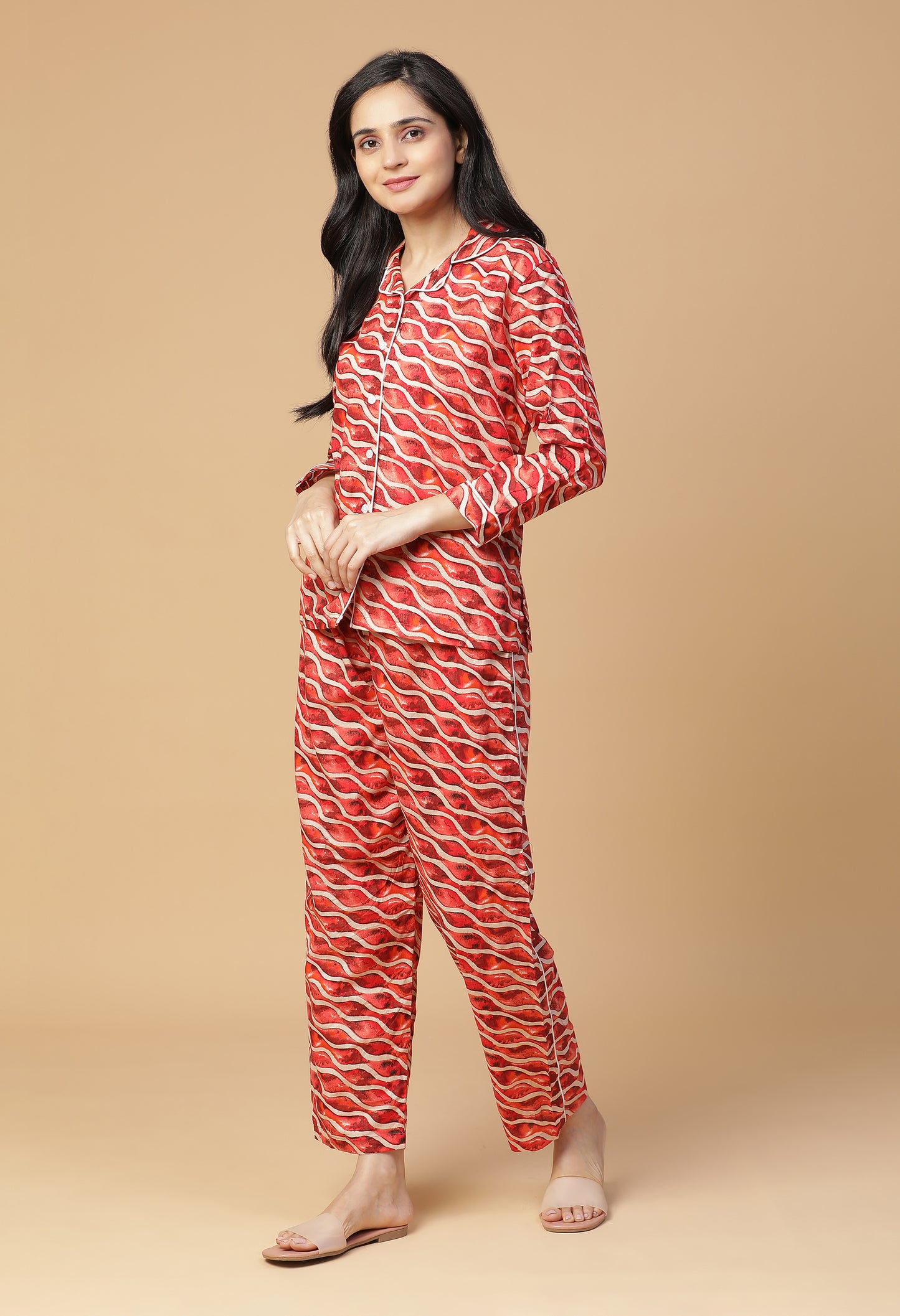 Raspberry Wave Night Suit#6