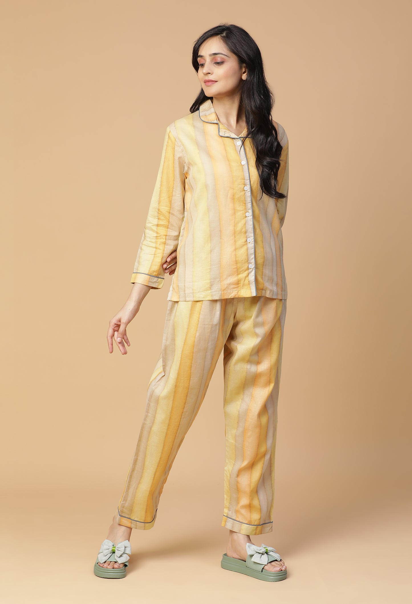 Yellow Hues Night Suit#7