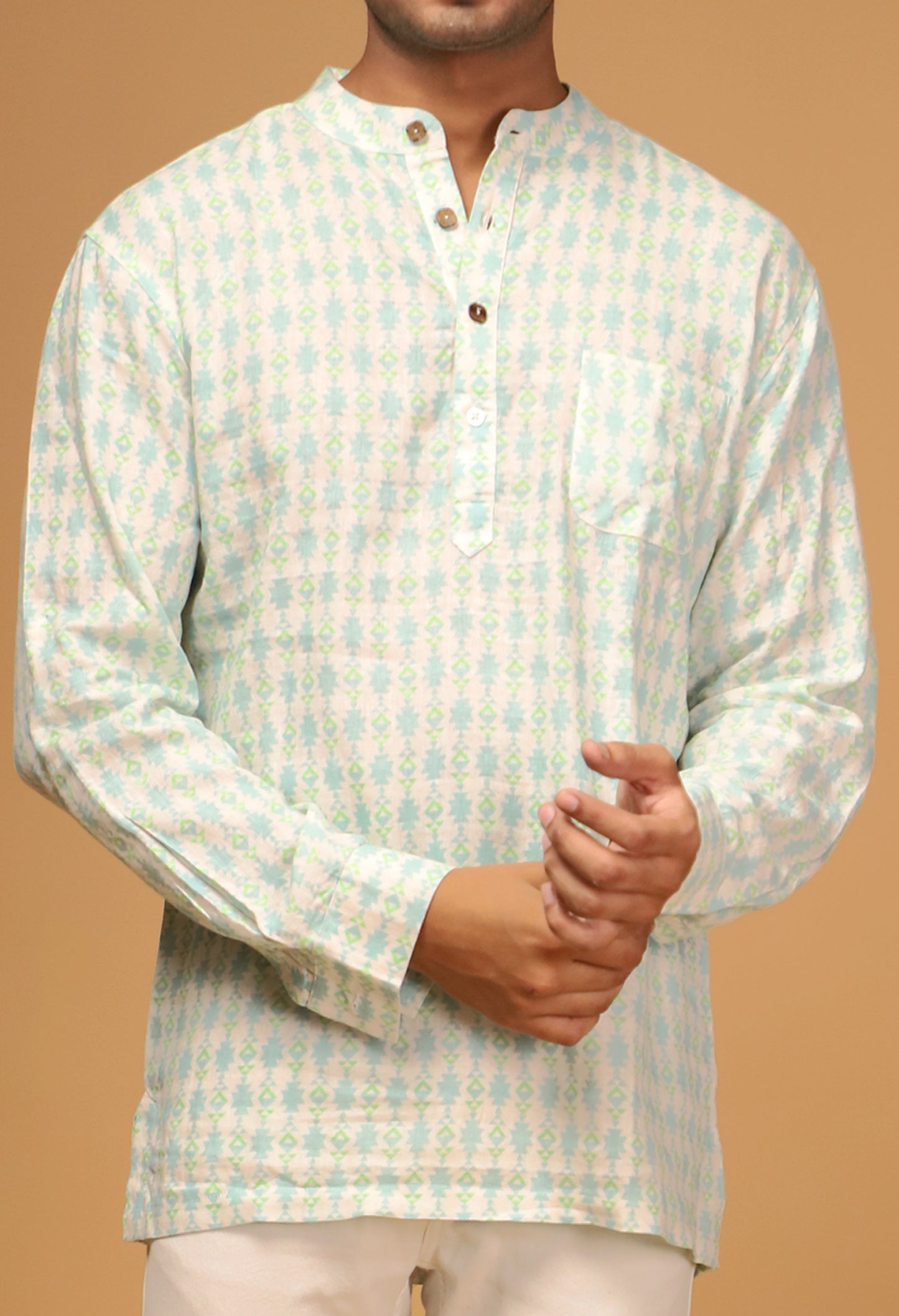 Triblue Kurta Shirt#1