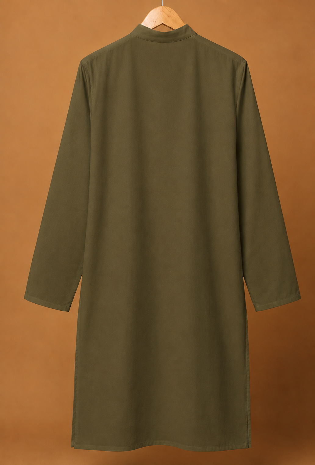 Oryn* Cotton Linen Long Kurta 