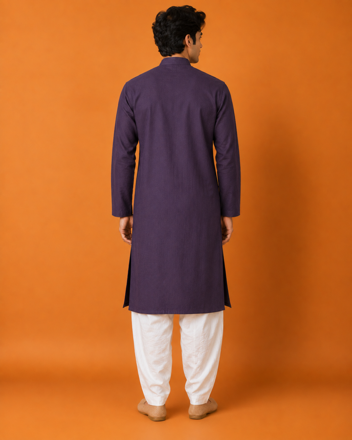 Noir Violet* Kurta Set 