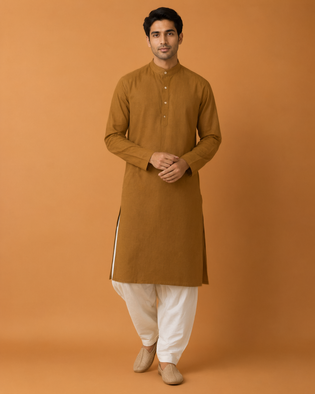 Maati* Cotton Linen Kurta Set 