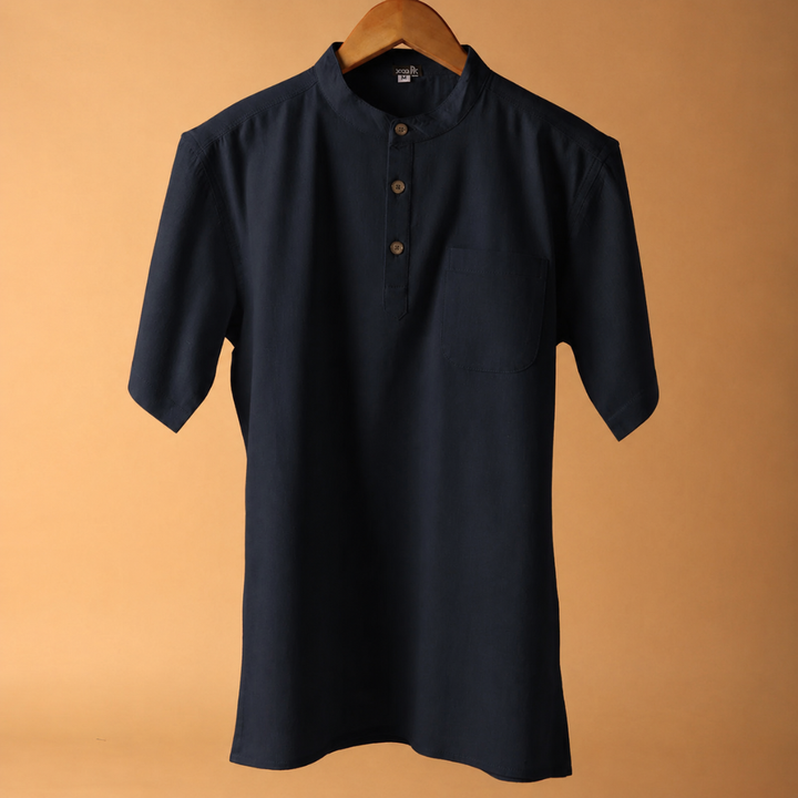 Agniv* Cotton Linen Kurta Shirt 